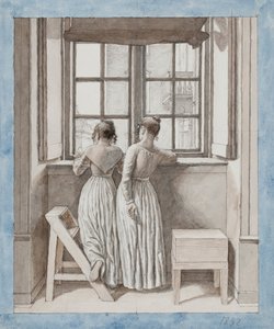 At a Window in the Artist